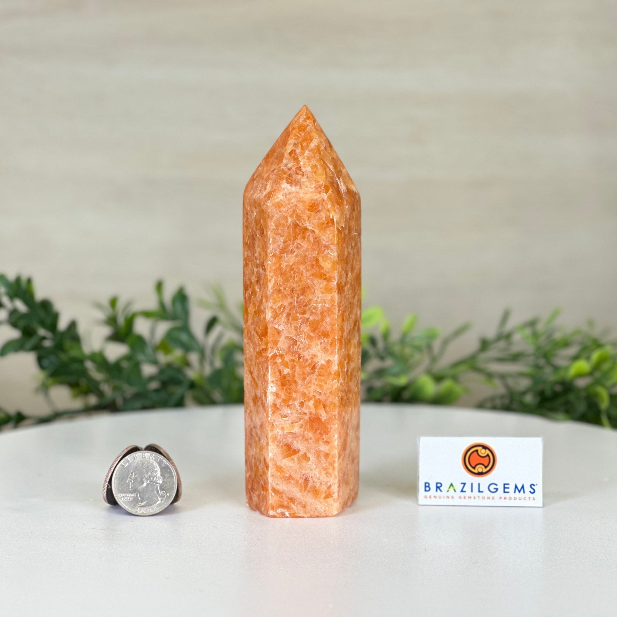 Polished Orchid Calcite Crystal Tower 5.9" Tall #3106OC - 002 - Brazil GemsBrazil GemsPolished Orchid Calcite Crystal Tower 5.9" Tall #3106OC - 002Crystal Points3106OC - 002