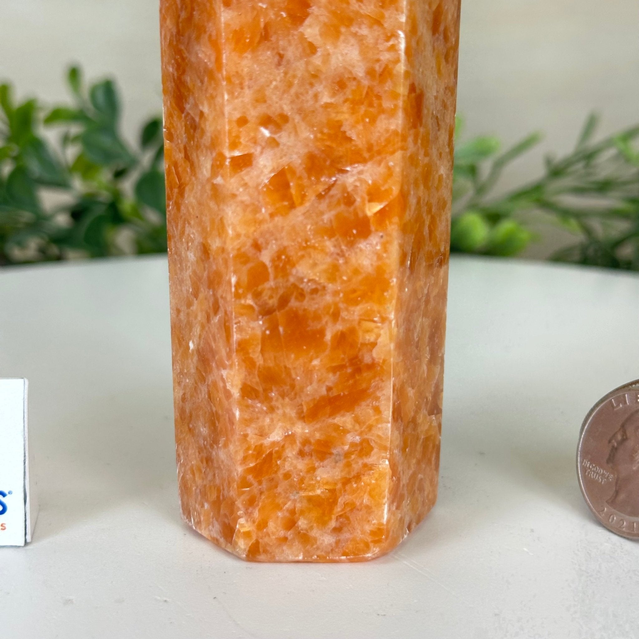 Polished Orchid Calcite Crystal Tower 5.9" Tall #3106OC - 002 - Brazil GemsBrazil GemsPolished Orchid Calcite Crystal Tower 5.9" Tall #3106OC - 002Crystal Points3106OC - 002