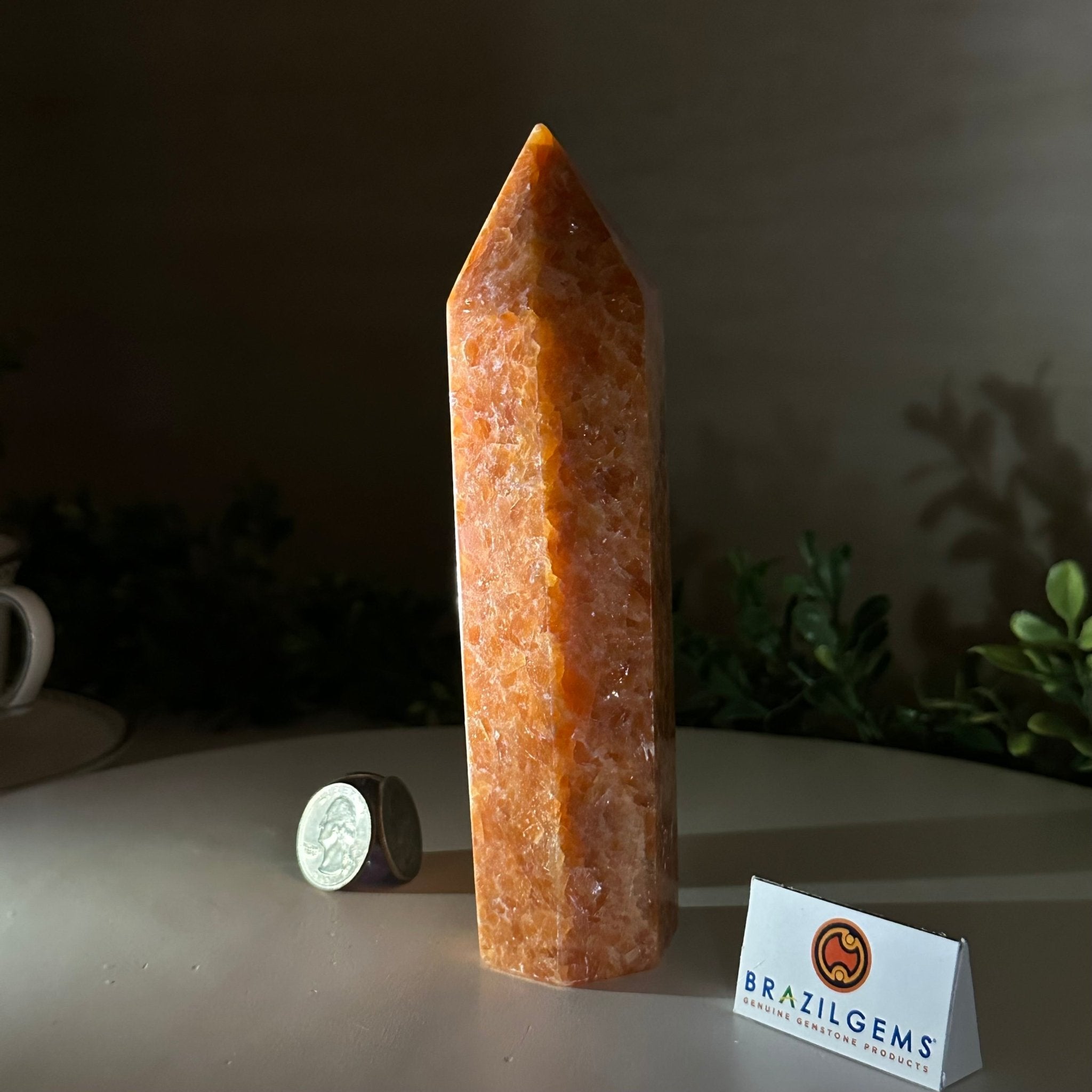 Polished Orchid Calcite Crystal Tower 6.6" Tall #3106OC - 003 - Brazil GemsBrazil GemsPolished Orchid Calcite Crystal Tower 6.6" Tall #3106OC - 003Crystal Points3106OC - 003