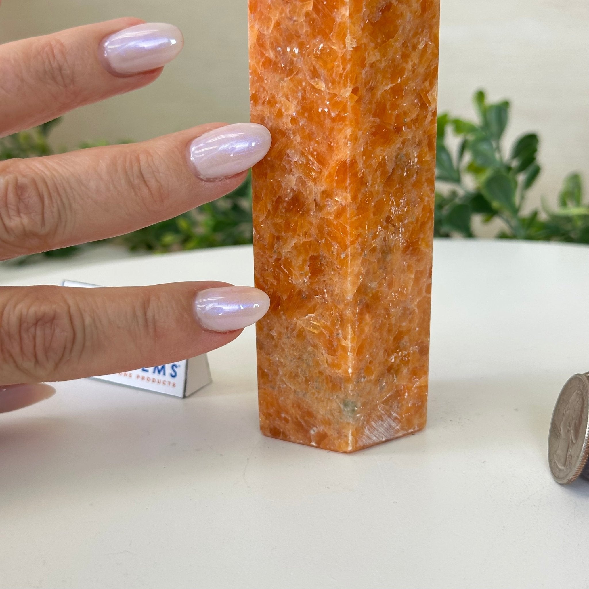 Polished Orchid Calcite Crystal Tower 6.6" Tall #3106OC - 003 - Brazil GemsBrazil GemsPolished Orchid Calcite Crystal Tower 6.6" Tall #3106OC - 003Crystal Points3106OC - 003