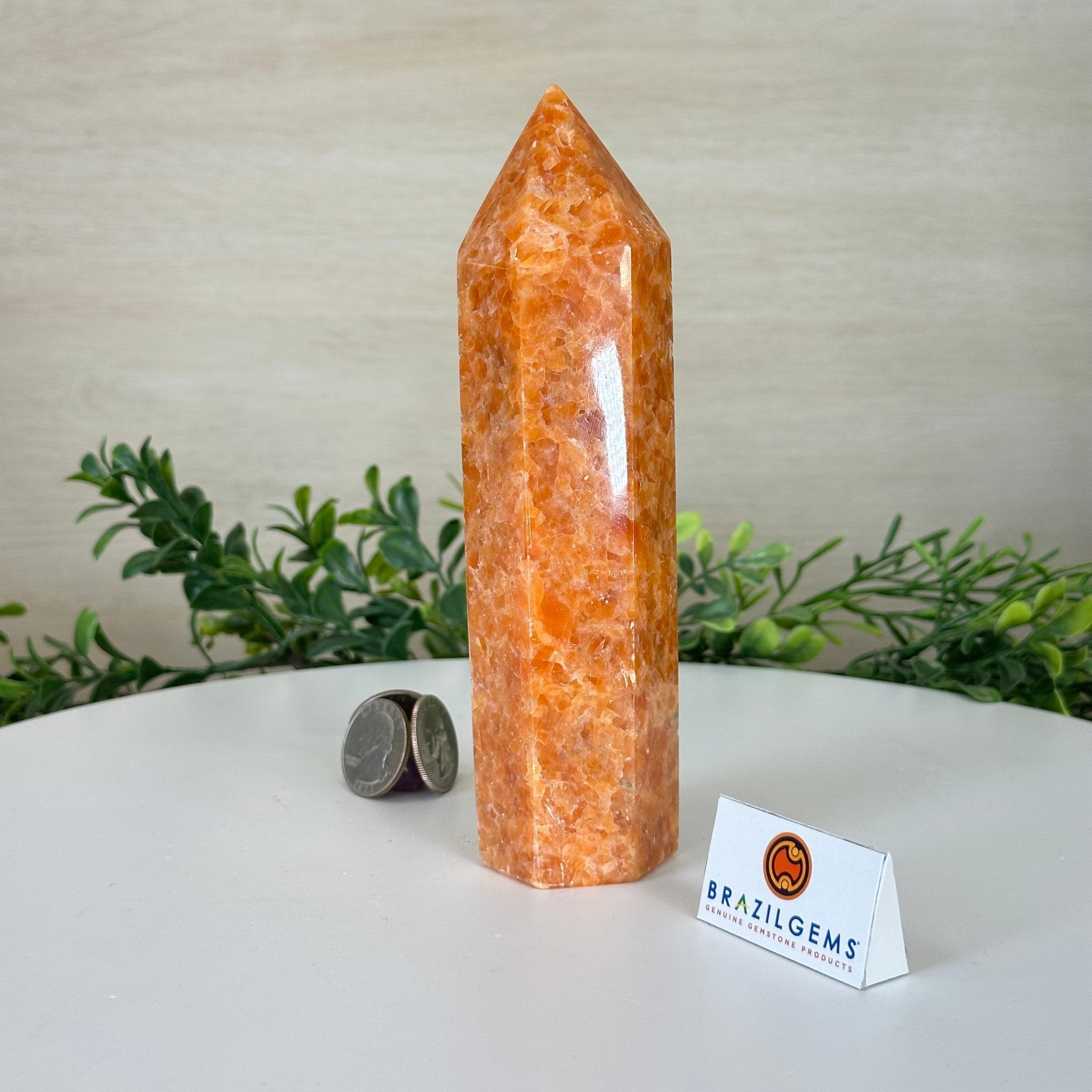 Polished Orchid Calcite Crystal Tower 6.6" Tall #3106OC - 003 - Brazil GemsBrazil GemsPolished Orchid Calcite Crystal Tower 6.6" Tall #3106OC - 003Crystal Points3106OC - 003