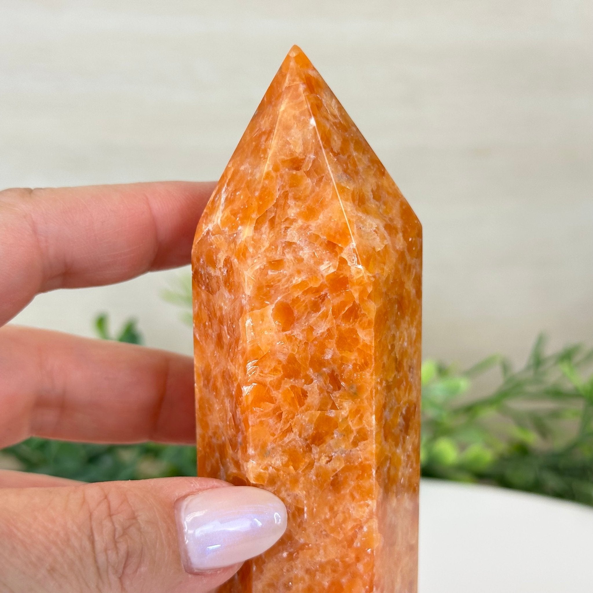 Polished Orchid Calcite Crystal Tower 6.6" Tall #3106OC - 003 - Brazil GemsBrazil GemsPolished Orchid Calcite Crystal Tower 6.6" Tall #3106OC - 003Crystal Points3106OC - 003