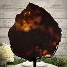 Polished Pink Amethyst Slice on a Stand, 11.4 lbs, 17.5" Tall #5743-0009 by Brazil Gems - Brazil GemsBrazil GemsPolished Pink Amethyst Slice on a Stand, 11.4 lbs, 17.5" Tall #5743-0009 by Brazil GemsSlices on Fixed Bases5743-0009