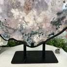 Polished Pink Amethyst Slice on a Stand, 16.8 lbs, 16.2" Tall #5743-0015 by Brazil Gems - Brazil GemsBrazil GemsPolished Pink Amethyst Slice on a Stand, 16.8 lbs, 16.2" Tall #5743-0015 by Brazil GemsSlices on Fixed Bases5743-0015