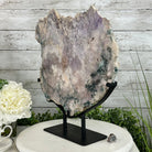 Polished Pink Amethyst Slice on a Stand, 16.8 lbs, 16.2" Tall #5743-0015 by Brazil Gems - Brazil GemsBrazil GemsPolished Pink Amethyst Slice on a Stand, 16.8 lbs, 16.2" Tall #5743-0015 by Brazil GemsSlices on Fixed Bases5743-0015