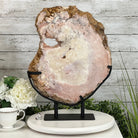 Polished Pink Amethyst Slice on a Stand, 20.1 lbs, 19" Tall #5743-0017 by Brazil Gems - Brazil GemsBrazil GemsPolished Pink Amethyst Slice on a Stand, 20.1 lbs, 19" Tall #5743-0017 by Brazil GemsSlices on Fixed Bases5743-0017