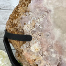 Polished Pink Amethyst Slice on a Stand, 20.1 lbs, 19" Tall #5743-0017 by Brazil Gems - Brazil GemsBrazil GemsPolished Pink Amethyst Slice on a Stand, 20.1 lbs, 19" Tall #5743-0017 by Brazil GemsSlices on Fixed Bases5743-0017