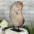 Polished Pink Amethyst Slice on a Stand, 20.1 lbs, 19" Tall #5743-0017 by Brazil Gems - Brazil GemsBrazil GemsPolished Pink Amethyst Slice on a Stand, 20.1 lbs, 19" Tall #5743-0017 by Brazil GemsSlices on Fixed Bases5743-0017