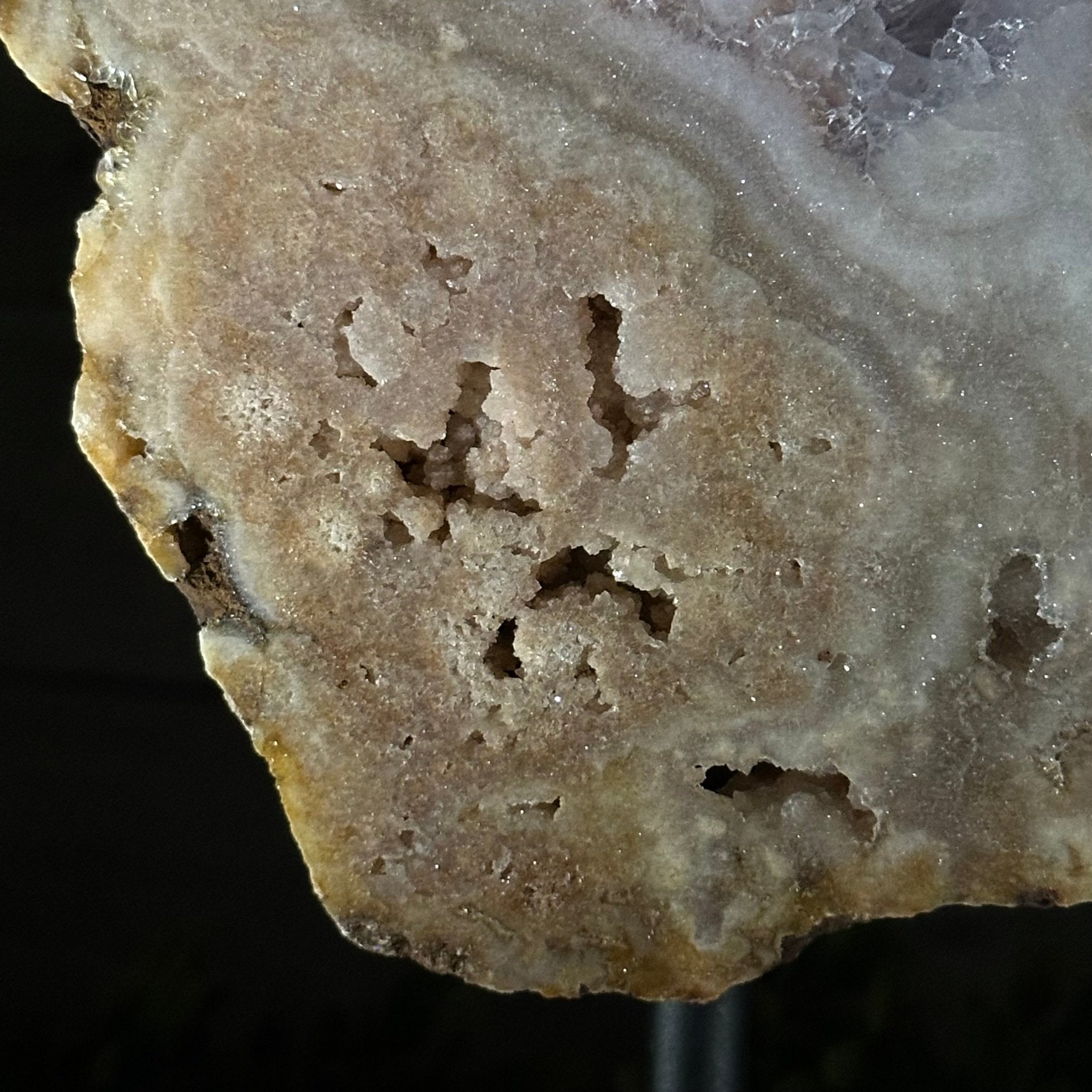 Polished Pink Amethyst Slice on a Stand, 7 lbs & 16.4" Tall #5743-0030 - Brazil GemsBrazil GemsPolished Pink Amethyst Slice on a Stand, 7 lbs & 16.4" Tall #5743-0030Slices on Fixed Bases5743-0030