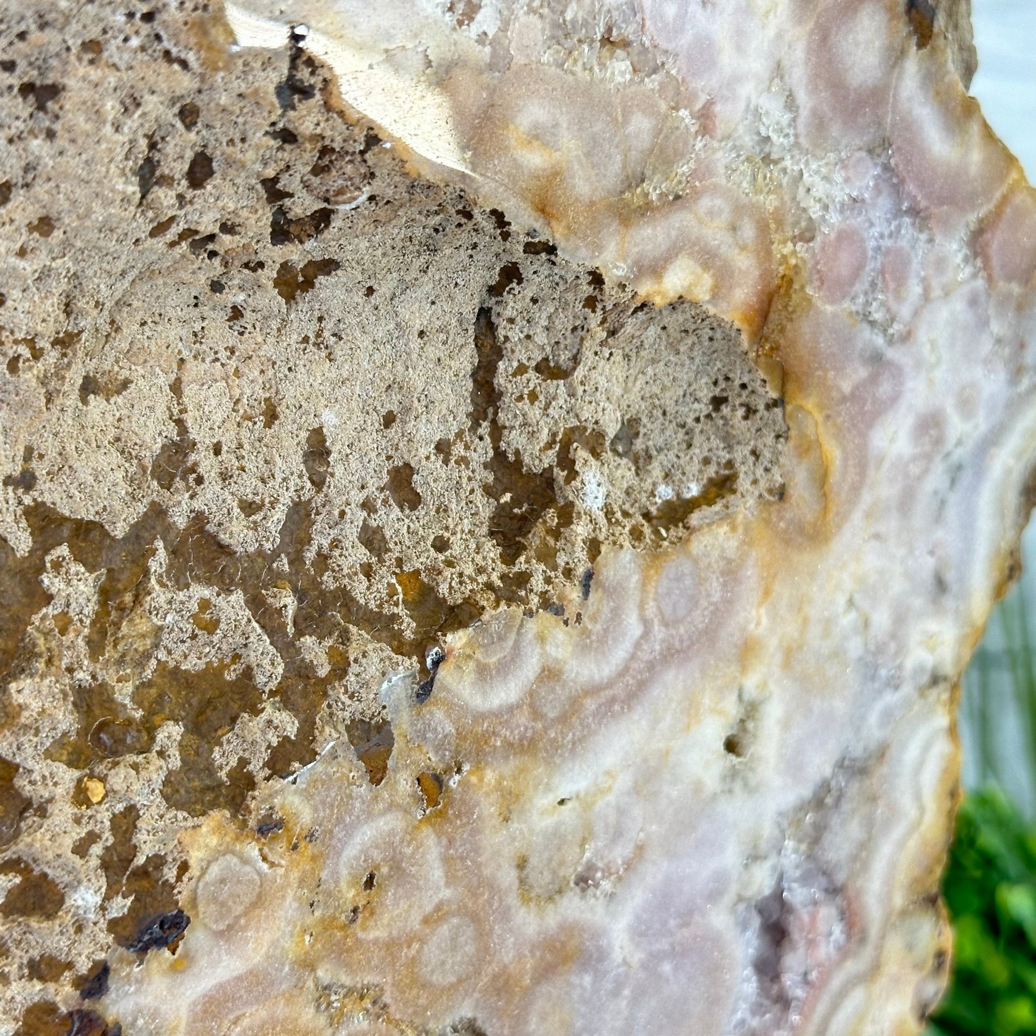 Polished Pink Amethyst Slice on a Stand, 7 lbs & 16.4" Tall #5743-0030 - Brazil GemsBrazil GemsPolished Pink Amethyst Slice on a Stand, 7 lbs & 16.4" Tall #5743-0030Slices on Fixed Bases5743-0030