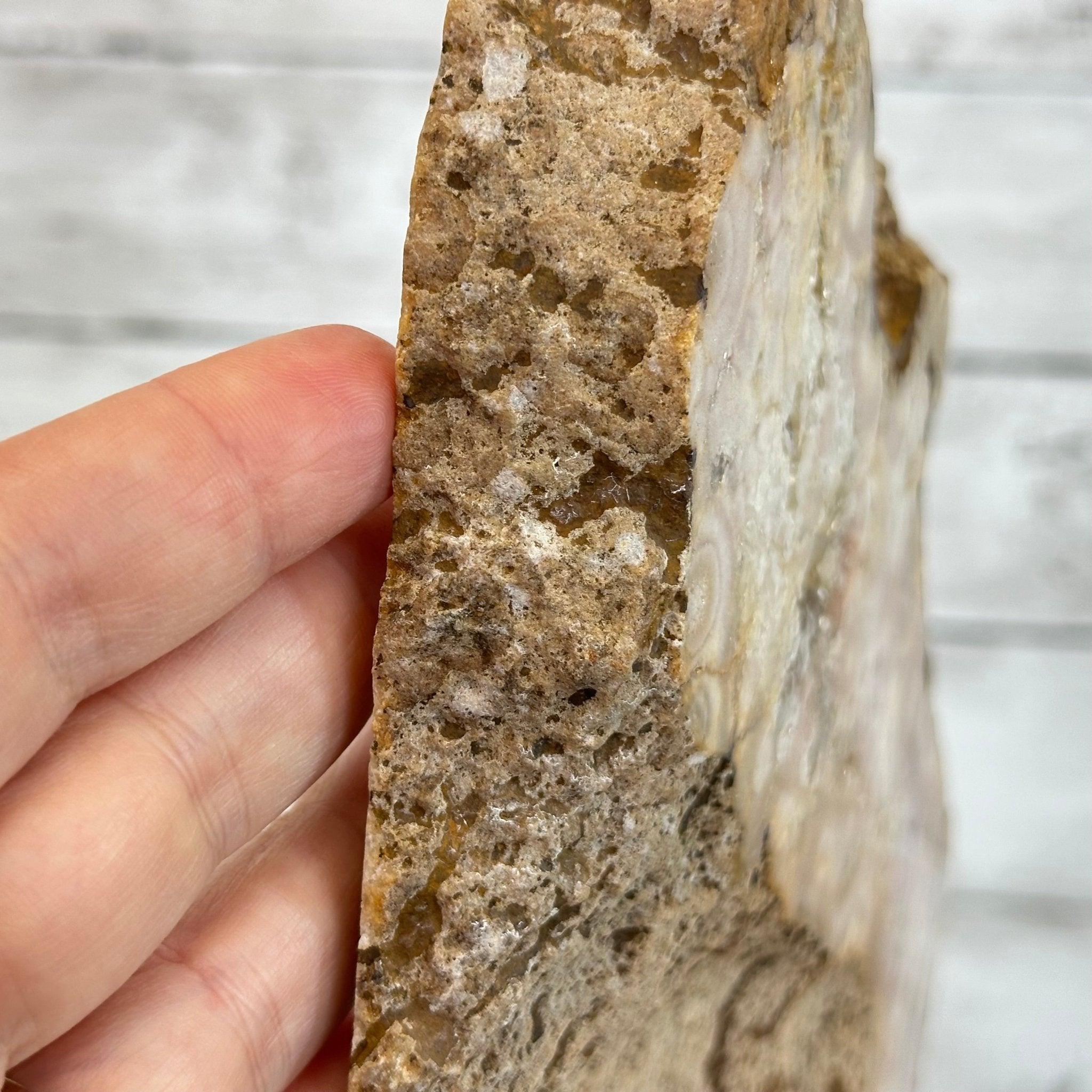 Polished Pink Amethyst Slice on a Stand, 7 lbs & 16.4" Tall #5743-0030 - Brazil GemsBrazil GemsPolished Pink Amethyst Slice on a Stand, 7 lbs & 16.4" Tall #5743-0030Slices on Fixed Bases5743-0030