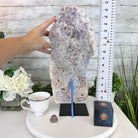 Polished Pink Amethyst Slice on a Stand, 7.8 lbs, 16.5" Tall #5743-0023 - Brazil GemsBrazil GemsPolished Pink Amethyst Slice on a Stand, 7.8 lbs, 16.5" Tall #5743-0023Slices on Fixed Bases5743-0023