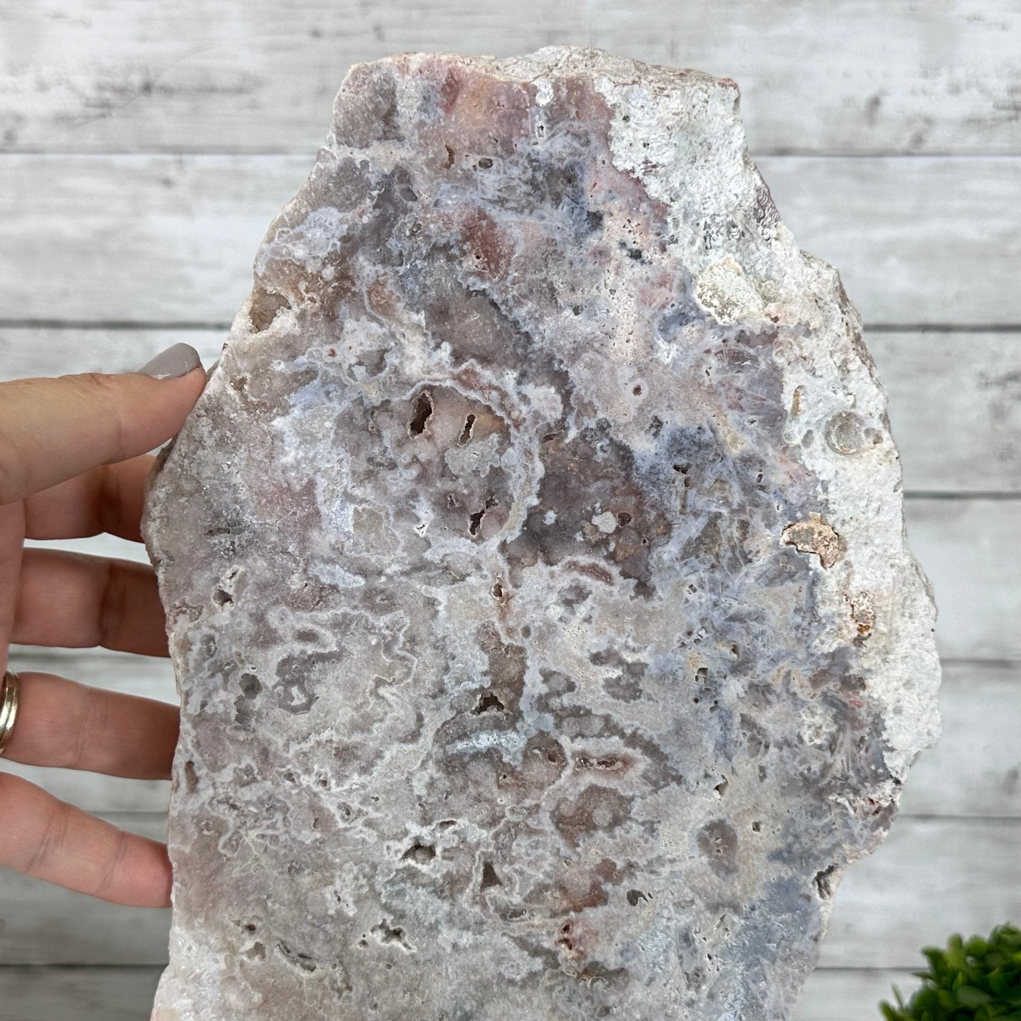 Polished Pink Amethyst Slice on a Stand, 7.8 lbs, 16.5" Tall #5743-0023 - Brazil GemsBrazil GemsPolished Pink Amethyst Slice on a Stand, 7.8 lbs, 16.5" Tall #5743-0023Slices on Fixed Bases5743-0023