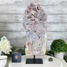 Polished Pink Amethyst Slice on a Stand, 7.8 lbs, 16.5" Tall #5743-0023 - Brazil GemsBrazil GemsPolished Pink Amethyst Slice on a Stand, 7.8 lbs, 16.5" Tall #5743-0023Slices on Fixed Bases5743-0023