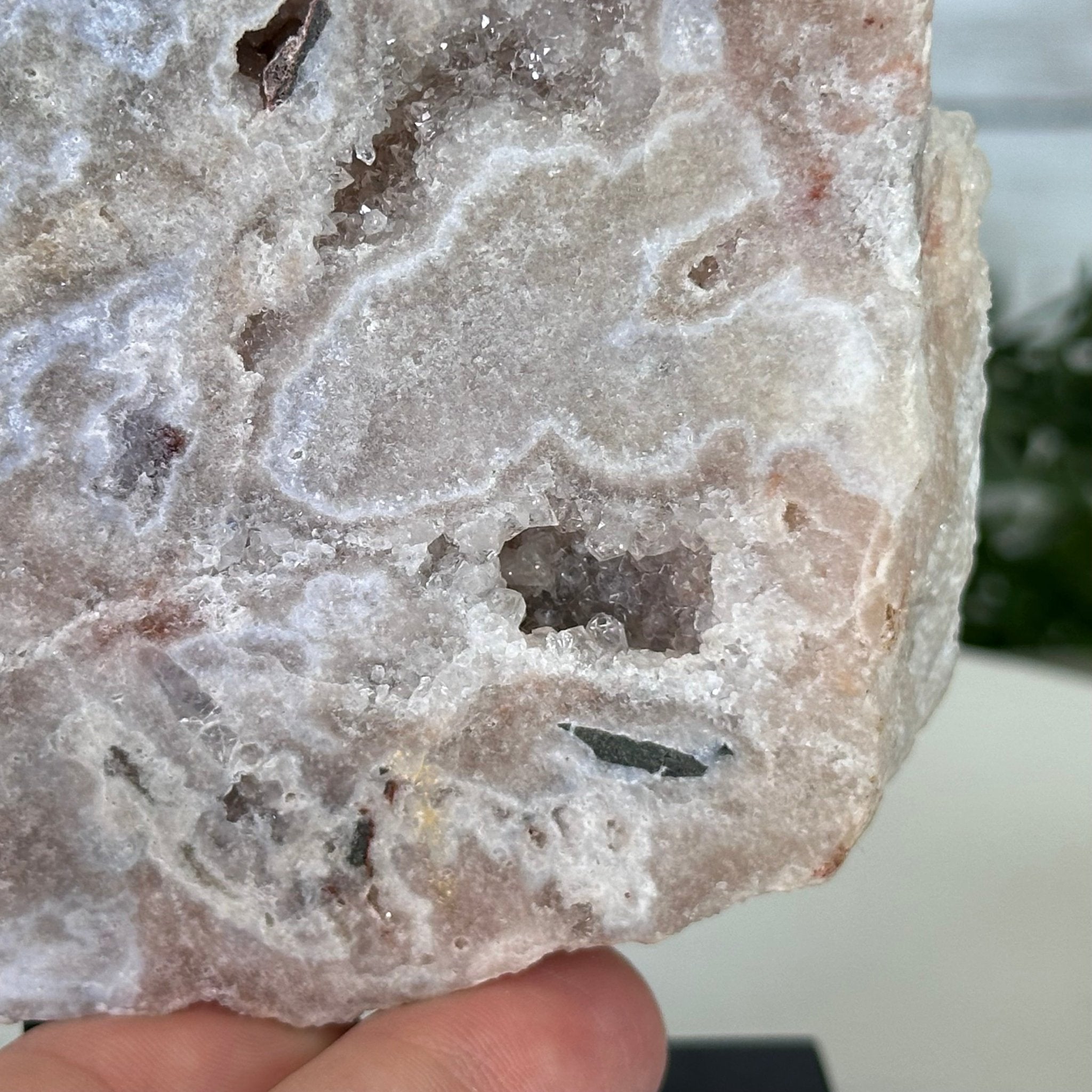 Polished Pink Amethyst Slice on a Stand, 7.8 lbs, 16.5" Tall #5743-0023 - Brazil GemsBrazil GemsPolished Pink Amethyst Slice on a Stand, 7.8 lbs, 16.5" Tall #5743-0023Slices on Fixed Bases5743-0023