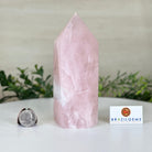 Polished Rose Quartz Crystal Tower 6.3" Tall Model #3106RQ - 005 - Brazil GemsBrazil GemsPolished Rose Quartz Crystal Tower 6.3" Tall Model #3106RQ - 005Crystal Points3106RQ - 005