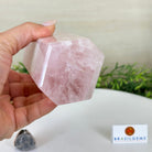 Polished Rose Quartz Crystal Tower 6.3" Tall Model #3106RQ - 005 - Brazil GemsBrazil GemsPolished Rose Quartz Crystal Tower 6.3" Tall Model #3106RQ - 005Crystal Points3106RQ - 005