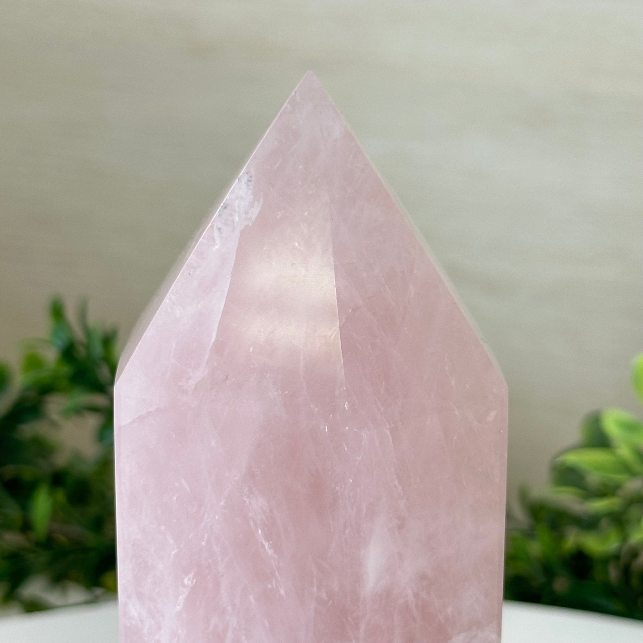 Polished Rose Quartz Crystal Tower 6.3" Tall Model #3106RQ - 005 - Brazil GemsBrazil GemsPolished Rose Quartz Crystal Tower 6.3" Tall Model #3106RQ - 005Crystal Points3106RQ - 005