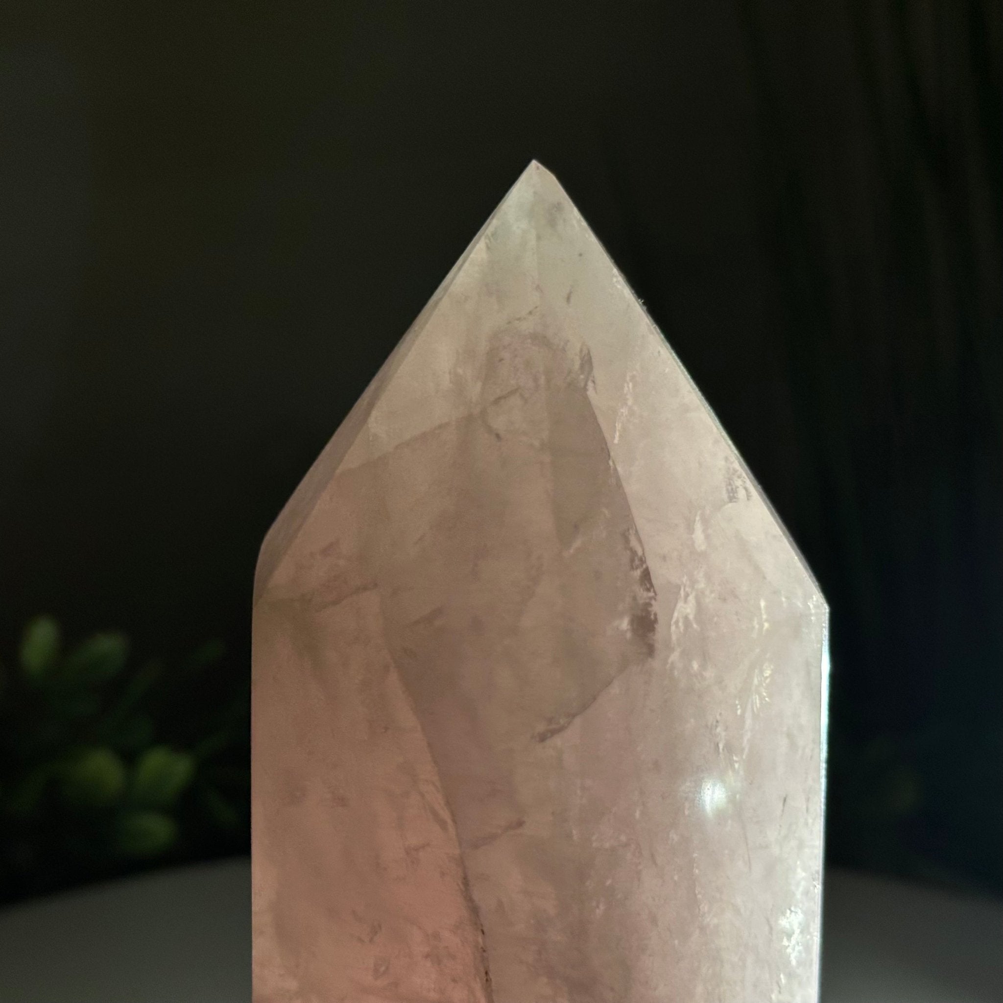 Polished Rose Quartz Crystal Tower 6.3" Tall Model #3106RQ - 005 - Brazil GemsBrazil GemsPolished Rose Quartz Crystal Tower 6.3" Tall Model #3106RQ - 005Crystal Points3106RQ - 005
