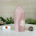 Polished Rose Quartz Crystal Tower 6.3" Tall Model #3106RQ - 005 - Brazil GemsBrazil GemsPolished Rose Quartz Crystal Tower 6.3" Tall Model #3106RQ - 005Crystal Points3106RQ - 005