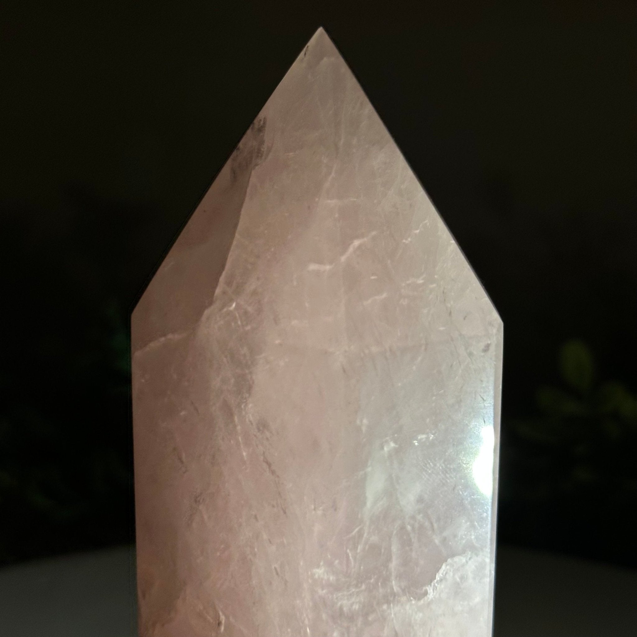 Polished Rose Quartz Crystal Tower 6.3" Tall Model #3106RQ - 005 - Brazil GemsBrazil GemsPolished Rose Quartz Crystal Tower 6.3" Tall Model #3106RQ - 005Crystal Points3106RQ - 005