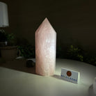 Polished Rose Quartz Crystal Tower 6.3" Tall Model #3106RQ - 005 - Brazil GemsBrazil GemsPolished Rose Quartz Crystal Tower 6.3" Tall Model #3106RQ - 005Crystal Points3106RQ - 005