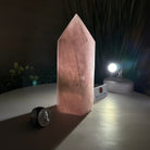 Polished Rose Quartz Crystal Tower 6.3" Tall Model #3106RQ - 005 - Brazil GemsBrazil GemsPolished Rose Quartz Crystal Tower 6.3" Tall Model #3106RQ - 005Crystal Points3106RQ - 005