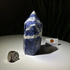 Polished Sodalite Crystal Tower 4.9" Tall #3106SO - 003 - Brazil GemsBrazil GemsPolished Sodalite Crystal Tower 4.9" Tall #3106SO - 003Crystal Points3106SO - 003