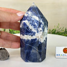 Polished Sodalite Crystal Tower 4.9" Tall #3106SO - 003 - Brazil GemsBrazil GemsPolished Sodalite Crystal Tower 4.9" Tall #3106SO - 003Crystal Points3106SO - 003