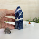 Polished Sodalite Crystal Tower 4.9" Tall #3106SO - 003 - Brazil GemsBrazil GemsPolished Sodalite Crystal Tower 4.9" Tall #3106SO - 003Crystal Points3106SO - 003