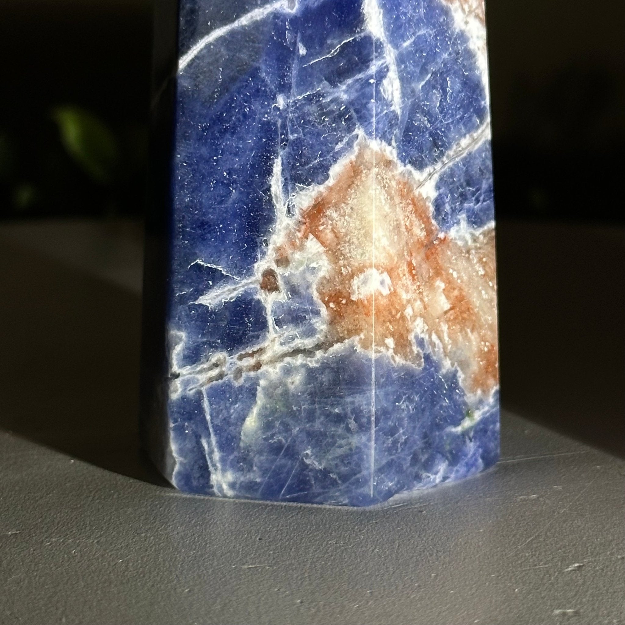 Polished Sodalite Crystal Tower 5.7" Tall #3106SO - 002 - Brazil GemsBrazil GemsPolished Sodalite Crystal Tower 5.7" Tall #3106SO - 002Crystal Points3106SO - 002