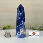 Polished Sodalite Crystal Tower 5.7" Tall #3106SO - 002 - Brazil GemsBrazil GemsPolished Sodalite Crystal Tower 5.7" Tall #3106SO - 002Crystal Points3106SO - 002