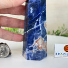 Polished Sodalite Crystal Tower 5.7" Tall #3106SO - 002 - Brazil GemsBrazil GemsPolished Sodalite Crystal Tower 5.7" Tall #3106SO - 002Crystal Points3106SO - 002
