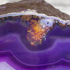 Purple Dyed Brazilian Agate Stone Bookends, 13.7 lbs & 5.3" tall Model #5151PU-033 by Brazil Gems - Brazil GemsBrazil GemsPurple Dyed Brazilian Agate Stone Bookends, 13.7 lbs & 5.3" tall Model #5151PU-033 by Brazil GemsBookends5151PU-033