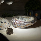 Quality Agate Geode "Jewelry Box", 3.6 lbs & 3.5" Tall #5251-0007 - Brazil GemsBrazil GemsQuality Agate Geode "Jewelry Box", 3.6 lbs & 3.5" Tall #5251-0007Agate Jewelry Boxes5251-0007