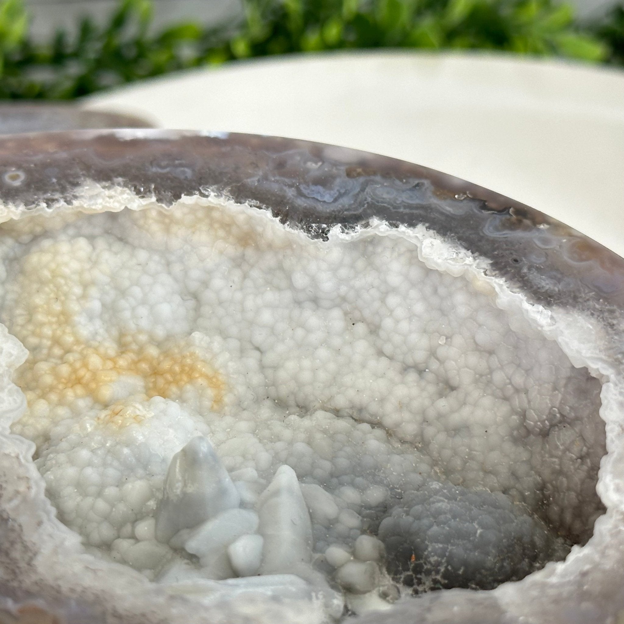 Quality Agate Geode "Jewelry Box", 3.6 lbs & 3.5" Tall #5251-0007 - Brazil GemsBrazil GemsQuality Agate Geode "Jewelry Box", 3.6 lbs & 3.5" Tall #5251-0007Agate Jewelry Boxes5251-0007