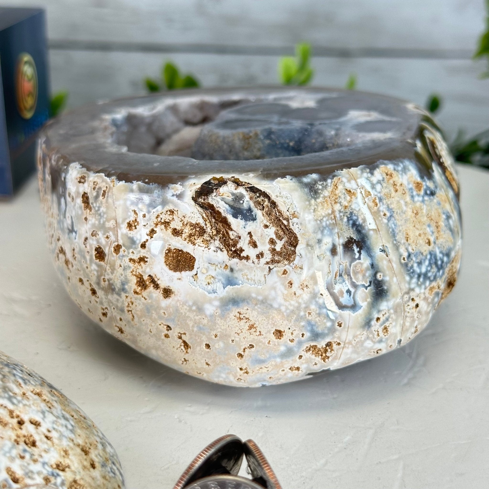 Quality Agate Geode "Jewelry Box", 4 lbs & 3.7" Tall #5251-0009 - Brazil GemsBrazil GemsQuality Agate Geode "Jewelry Box", 4 lbs & 3.7" Tall #5251-0009Agate Jewelry Boxes5251-0009