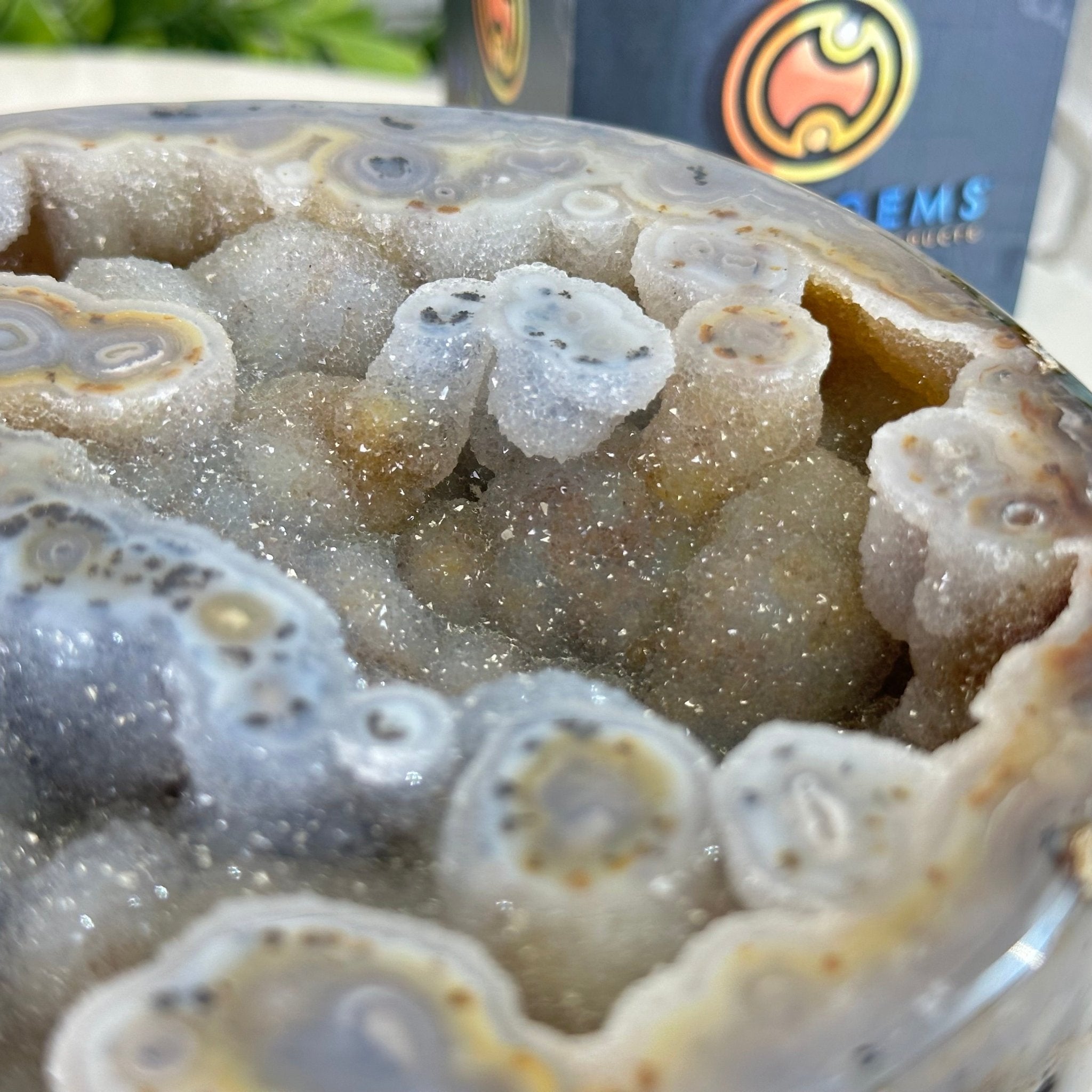 Quality Agate Geode "Jewelry Box", 5.2 lbs & 3.6" Tall #5251-0011 - Brazil GemsBrazil GemsQuality Agate Geode "Jewelry Box", 5.2 lbs & 3.6" Tall #5251-0011Agate Jewelry Boxes5251-0011