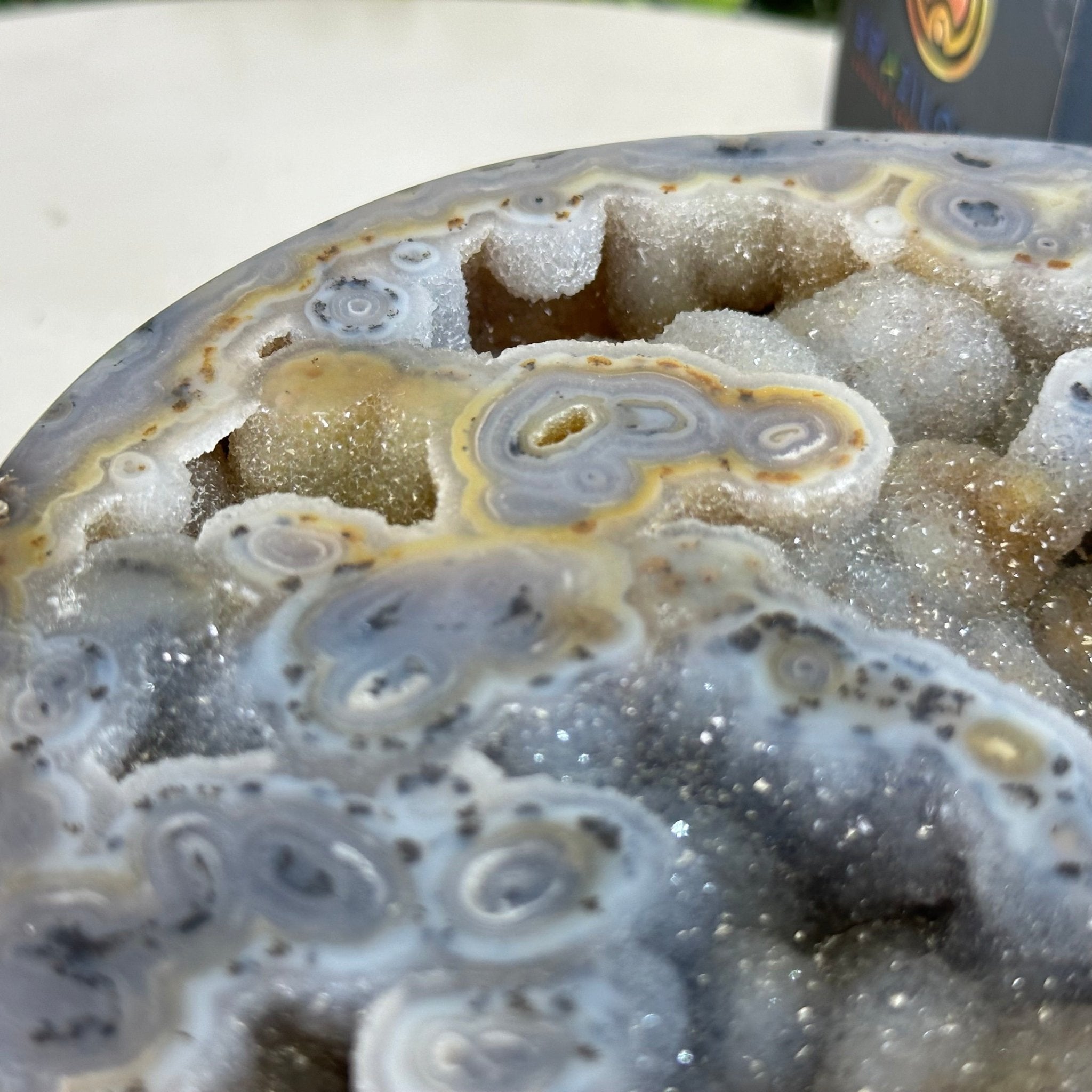 Quality Agate Geode "Jewelry Box", 5.2 lbs & 3.6" Tall #5251-0011 - Brazil GemsBrazil GemsQuality Agate Geode "Jewelry Box", 5.2 lbs & 3.6" Tall #5251-0011Agate Jewelry Boxes5251-0011