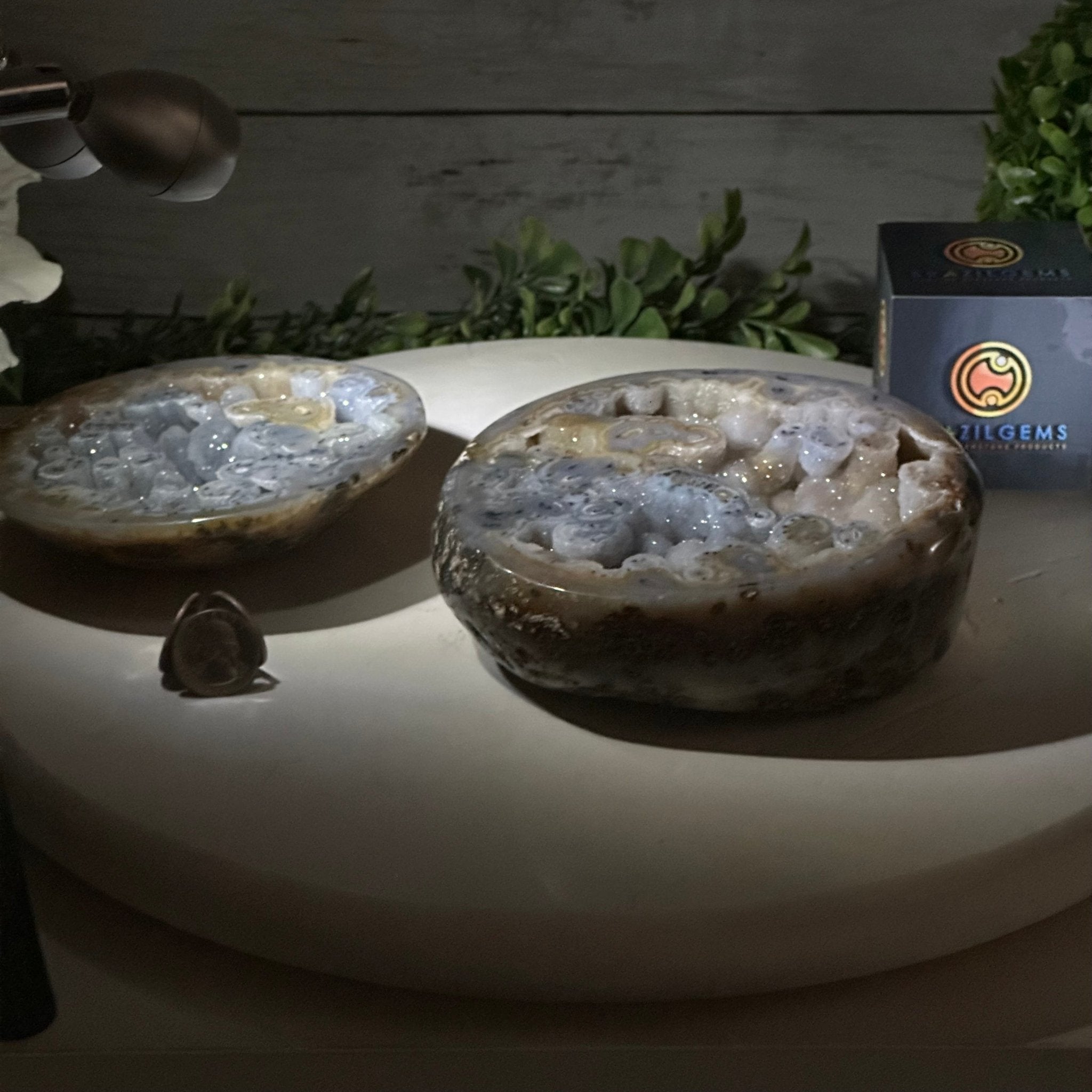 Quality Agate Geode "Jewelry Box", 5.2 lbs & 3.6" Tall #5251-0011 - Brazil GemsBrazil GemsQuality Agate Geode "Jewelry Box", 5.2 lbs & 3.6" Tall #5251-0011Agate Jewelry Boxes5251-0011