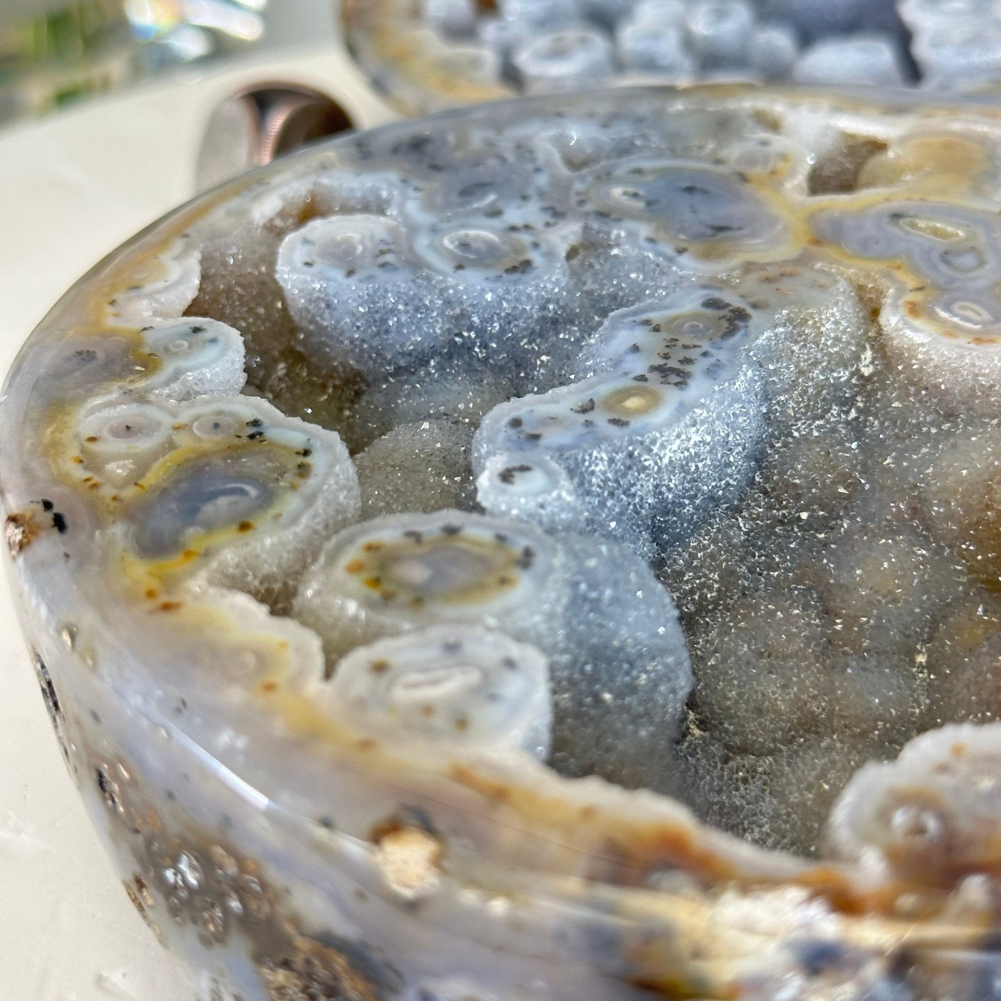 Quality Agate Geode "Jewelry Box", 5.2 lbs & 3.6" Tall #5251-0011 - Brazil GemsBrazil GemsQuality Agate Geode "Jewelry Box", 5.2 lbs & 3.6" Tall #5251-0011Agate Jewelry Boxes5251-0011