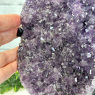 Quality Amethyst Cluster on a Metal Base, 10.1 lbs & 11" Tall #5491 - 0045 - Brazil GemsBrazil GemsQuality Amethyst Cluster on a Metal Base, 10.1 lbs & 11" Tall #5491 - 0045Clusters on Fixed Bases5491 - 0045