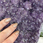 Quality Amethyst Cluster on a Metal Base, 10.1 lbs & 11" Tall #5491 - 0045 - Brazil GemsBrazil GemsQuality Amethyst Cluster on a Metal Base, 10.1 lbs & 11" Tall #5491 - 0045Clusters on Fixed Bases5491 - 0045