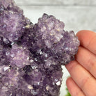 Quality Amethyst Cluster on a Metal Base, 10.1 lbs & 11" Tall #5491 - 0045 - Brazil GemsBrazil GemsQuality Amethyst Cluster on a Metal Base, 10.1 lbs & 11" Tall #5491 - 0045Clusters on Fixed Bases5491 - 0045