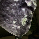 Quality Amethyst Cluster on a Metal Base, 12.7 lbs & 12.75" Tall #5491 - 0044 - Brazil GemsBrazil GemsQuality Amethyst Cluster on a Metal Base, 12.7 lbs & 12.75" Tall #5491 - 0044Clusters on Fixed Bases5491 - 0044