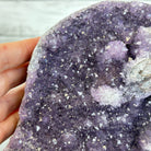 Quality Amethyst Cluster on a Metal Base, 12.7 lbs & 12.75" Tall #5491 - 0044 - Brazil GemsBrazil GemsQuality Amethyst Cluster on a Metal Base, 12.7 lbs & 12.75" Tall #5491 - 0044Clusters on Fixed Bases5491 - 0044
