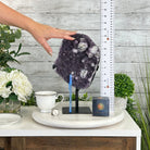 Quality Amethyst Cluster on a Metal Base, 12.7 lbs & 12.75" Tall #5491 - 0044 - Brazil GemsBrazil GemsQuality Amethyst Cluster on a Metal Base, 12.7 lbs & 12.75" Tall #5491 - 0044Clusters on Fixed Bases5491 - 0044