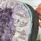 Quality Amethyst Cluster on a Metal Base, 13.3 lbs & 11" Tall #5491 - 0048 - Brazil GemsBrazil GemsQuality Amethyst Cluster on a Metal Base, 13.3 lbs & 11" Tall #5491 - 0048Clusters on Fixed Bases5491 - 0048