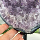 Quality Amethyst Cluster on a Metal Base, 13.3 lbs & 11" Tall #5491 - 0048 - Brazil GemsBrazil GemsQuality Amethyst Cluster on a Metal Base, 13.3 lbs & 11" Tall #5491 - 0048Clusters on Fixed Bases5491 - 0048