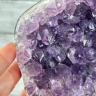 Quality Amethyst Cluster on a Metal Base, 9.3 lbs & 12.5" Tall #5491 - 0051 - Brazil GemsBrazil GemsQuality Amethyst Cluster on a Metal Base, 9.3 lbs & 12.5" Tall #5491 - 0051Clusters on Fixed Bases5491 - 0051